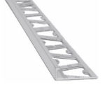 ACCESORIO P/PISO Y REVEST. VARILLA GUARDACANTOS ALUMINIO A TRIM EN L NATURAL 10-2,5-