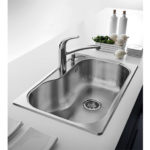 ARTICULOS ACERO INOXIDABLE Y S PILETA COCINA SIMPLE JOHNSON LUXOR COMPAC ACERO INOXIDABLE 71-48-