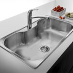 ARTICULOS ACERO INOXIDABLE Y S PILETA COCINA SIMPLE JOHNSON LUXOR ACERO INOXIDABLE 85,5-48-21