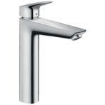 GRIFERIA LAVATORIO MONOCOMANDO ALTO SIN SOPAPA HANSGROHE LOGIS CROMO 190--