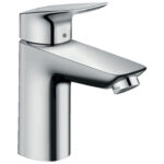 GRIFERIA LAVATORIO MONOCOMANDO BAJO POP UP HANSGROHE LOGIS CROMO 100--