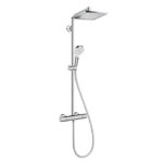 GRIFERIA SHOWERPIPE 1 JET C/TERMOSTATO HANSGROHE CROMETTA E CROMO 240--