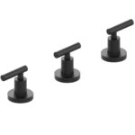 GRIFERIA BIDET 3 AGUJEROS HIDROMET SUN LEVER BLACK --