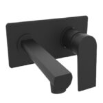 GRIFERIA LAVATORIO MONOCOMANDO DE PARED HIDROMET RAPTOR BLACK --