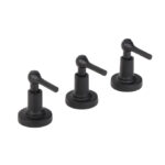 GRIFERIA BIDET 3 AGUJEROS ESTALGRIF HAIFA LEVER BLACK --