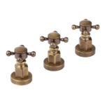 GRIFERIA BIDET 3 AGUJEROS ESTALGRIF HAAZ VINTAGE BRONCE VIEJO --