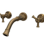 GRIFERIA LAVATORIO DE PARED ANDEZ ANTIQUE BRONCE VIEJO --