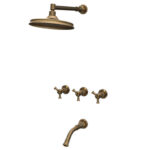 GRIFERIA DUCHA CON TRANSFERENCIA ANDEZ ANTIQUE BRONCE VIEJO --