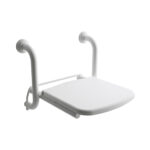 ACCESORIOS PARA BANO SILLA REBATIBLE FERRUM ESPACIO - DISCAPACITADOS - BLANCO --