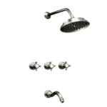 GRIFERIA DUCHA CON TRANSFERENCIA ROBINET BERNA CROMO --