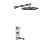 GRIFERIA DUCHA CON TRANSFERENCIA HIDROMET ONE CROMO --