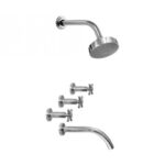 GRIFERIA DUCHA CON TRANSFERENCIA HIDROMET PLAY CROMO --