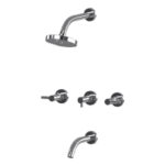 GRIFERIA DUCHA CON TRANSFERENCIA ANDEZ MATCH CLASSIC CROMO --