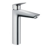 GRIFERIA LAVATORIO MONOCOMANDO ALTO SIN SOPAPA HANSGROHE LOGIS CROMO 190--