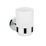 ACCESORIOS PARA BANO PORTA VASO CON VASO HANSGROHE LOGIS CROMO --