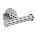 ACCESORIOS PARA BANO PERCHA DOBLE HANSGROHE LOGIS CROMO --