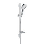 GRIFERIA DUCHA DE MANO CON BARRAL 3 JET HANSGROHE RAINDANCE SELECT E BLANCO CROMO --