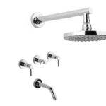 GRIFERIA DUCHA CON TRANSFERENCIA ESTALGRIF JUNIOR LEVER CROMO --