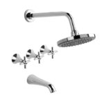 GRIFERIA DUCHA CON TRANSFERENCIA ESTALGRIF ELEVEN CROMO --