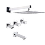 GRIFERIA DUCHA CON TRANSFERENCIA ESTALGRIF HAAZ EMIRATOS CROMO --