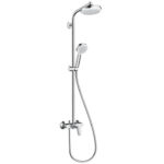 GRIFERIA SHOWERPIPE 1 JET HANSGROHE CROMETTA CROMO 160--