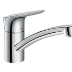 GRIFERIA COCINA MONOCOMANDO MESADA HANSGROHE LOGIS CROMO 120--