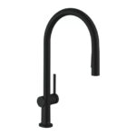 GRIFERIA COCINA MONOCOMANDO MESADA HANSGROHE TALIS M54 NEGRO MATE 220--