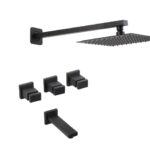 GRIFERIA DUCHA CON TRANSFERENCIA ESTALGRIF HAAZ BUENOS AIRES BLACK --