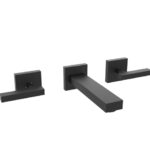 GRIFERIA LAVATORIO DE PARED HIDROMET BLOCK LEVER BLACK --