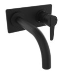 GRIFERIA LAVATORIO MONOCOMANDO DE PARED HIDROMET FLAT MONOCOMANDO BLACK --