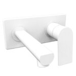 GRIFERIA LAVATORIO MONOCOMANDO DE PARED HIDROMET RAPTOR BLANCO --