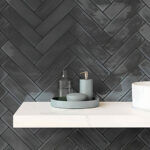 REVESTIMIENTO CERAMICO ESMALTADO DUOMO ICELAND GRIS OSCURO 7.5-30-