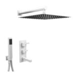 GRIFERIA BANERA CON TRANSFERENCIA 3 VIAS HIDROMET ONE BLOCK WHITE --