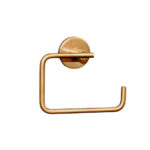 ACCESORIOS PARA BANO PORTA ROLLO  ROBINET HOUSTON BRONCE VIEJO CLARO --