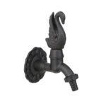 GRIFERIA CANILLA DE JARDIN ESTALGRIF HAAZ CISNE BLACK --