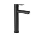 GRIFERIA LAVATORIO MONOCOMANDO ALTO ESTALGRIF MAGNA BLACK --