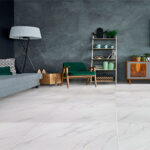 PISO CERAMICO ESMALTADO SIN RECTIFICAR CANUELAS CALACATTA BLANCO 50-50-