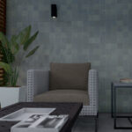 PISO CERAMICO ESMALTADO SIN RECTIFICAR CORTINES PIEDRA BALI VERDE 30-45-