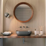 REVESTIMIENTO CERAMICO ESMALTADO RECTIFICADO LUME RIPADO NATURAL  45-90-