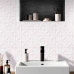 REVESTIMIENTO CERAMICO ESMALTADO RECTIFICADO LUME BOTANICO BRANCO BRANCO 45-90-