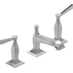 GRIFERIA LAVATORIO 3 AGUJEROS HIDROMET NEW CASTLE LEVER CROMO --