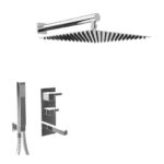 GRIFERIA BANERA CON TRANSFERENCIA 3 VIAS HIDROMET ONE BLOCK CROMO --